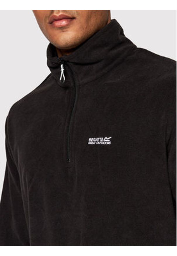 Regatta Polar Thompson RMA021 Czarny Regular Fit. Kolor: czarny. Materiał: syntetyk, polar