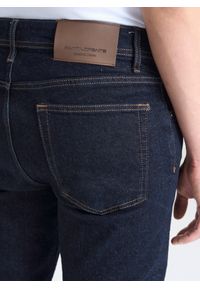 Pako Lorente - PAKO LORENTE – Granatowe spodnie męskie jeans. Okazja: na co dzień. Kolor: niebieski. Materiał: jeans. Styl: klasyczny, casual #4