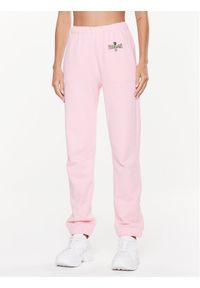 Chiara Ferragni Spodnie dresowe 74CBAT01 Różowy Regular Fit. Kolor: różowy. Materiał: bawełna, dresówka #1