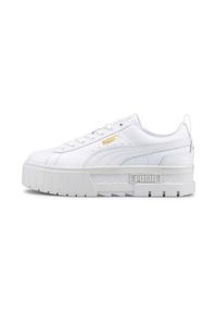 Buty do chodzenia damskie Puma Mayze Classic. Kolor: biały. Materiał: guma, materiał, syntetyk. Sport: turystyka piesza