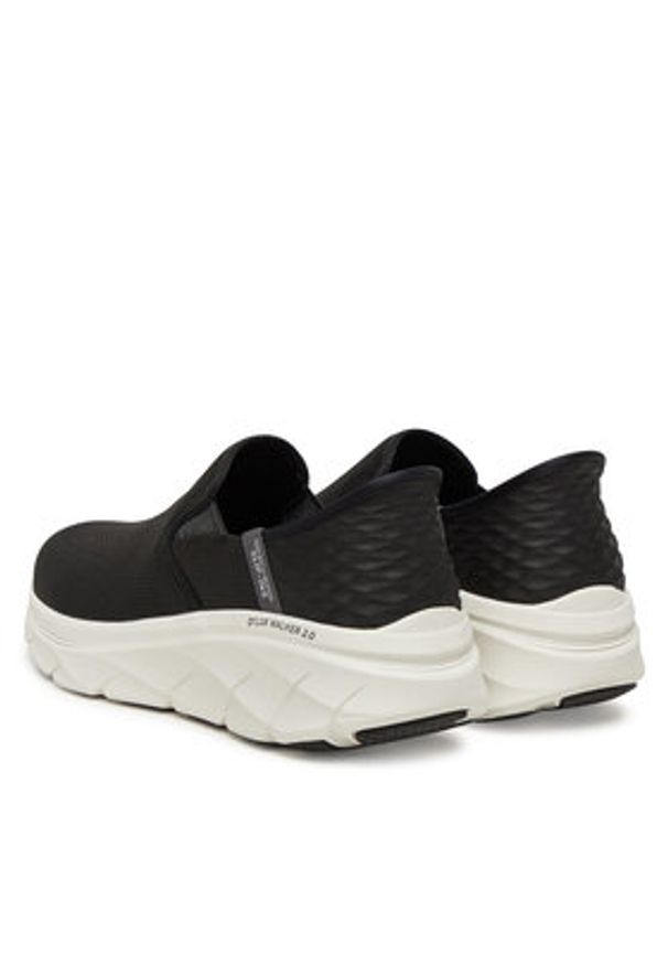 skechers - Skechers Sneakersy D'Lux Walker 2.0-Reeler 232463/BLK Czarny. Kolor: czarny. Materiał: materiał