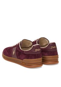 Polo Ralph Lauren Sneakersy 809973707003 Bordowy. Kolor: czerwony. Materiał: zamsz, skóra #5