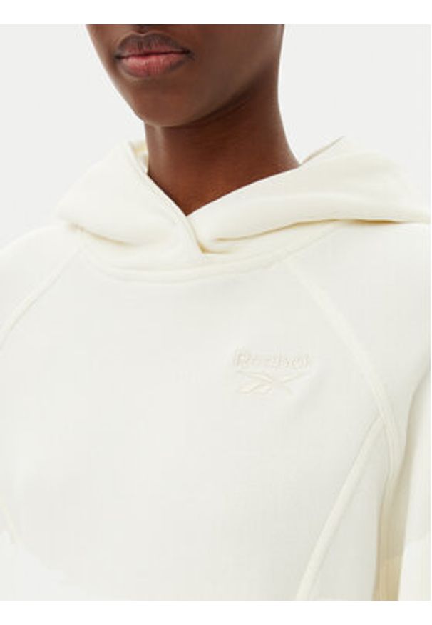Reebok Bluza Icon Elements 100214102 Écru Regular Fit. Materiał: bawełna