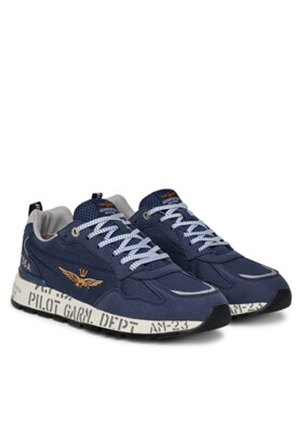 Aeronautica Militare Sneakersy 251SC276CT3332 Granatowy. Kolor: niebieski. Materiał: materiał
