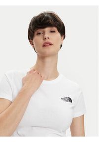 The North Face T-Shirt Redbox NF0A87NM Biały Regular Fit. Kolor: biały. Materiał: bawełna #3