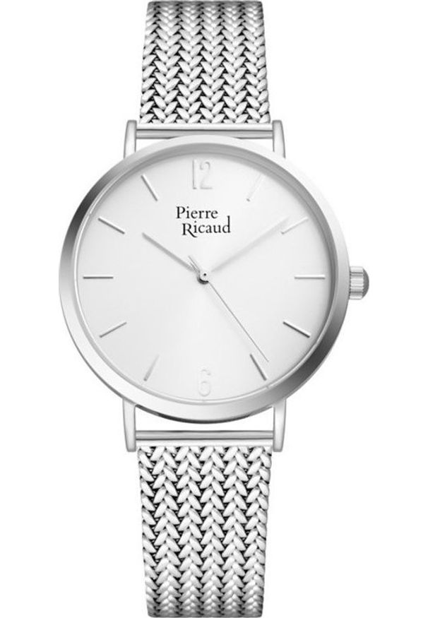 Zegarek Pierre Ricaud Zegarek damski Pierre Ricaud P22025.5153Q srebrny. Kolor: srebrny