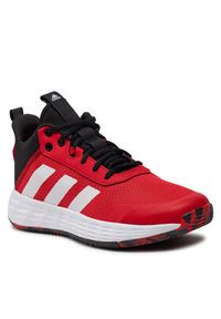 Adidas - adidas Sneakersy Ownthegame 2.0 GW5487 Czerwony. Kolor: czerwony. Materiał: materiał
