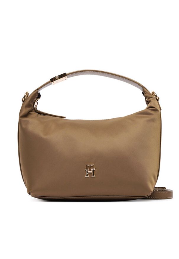 TOMMY HILFIGER - Tommy Hilfiger Torebka Th Go Crossover Nylon AW0AW18164 Brązowy. Kolor: brązowy