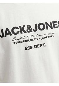 Jack & Jones - Jack&Jones T-Shirt Gale 12247782 Biały Relaxed Fit. Kolor: biały. Materiał: bawełna #5