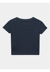TOMMY HILFIGER - Tommy Hilfiger Komplet t-shirt i spodenki KN0KN01597 Granatowy Regular Fit. Kolor: niebieski. Materiał: bawełna #4