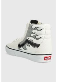 Vans trampki SK8-Hi kolor beżowy VN0005U9W001. Nosek buta: okrągły. Zapięcie: sznurówki. Kolor: beżowy. Materiał: guma. Szerokość cholewki: normalna #4