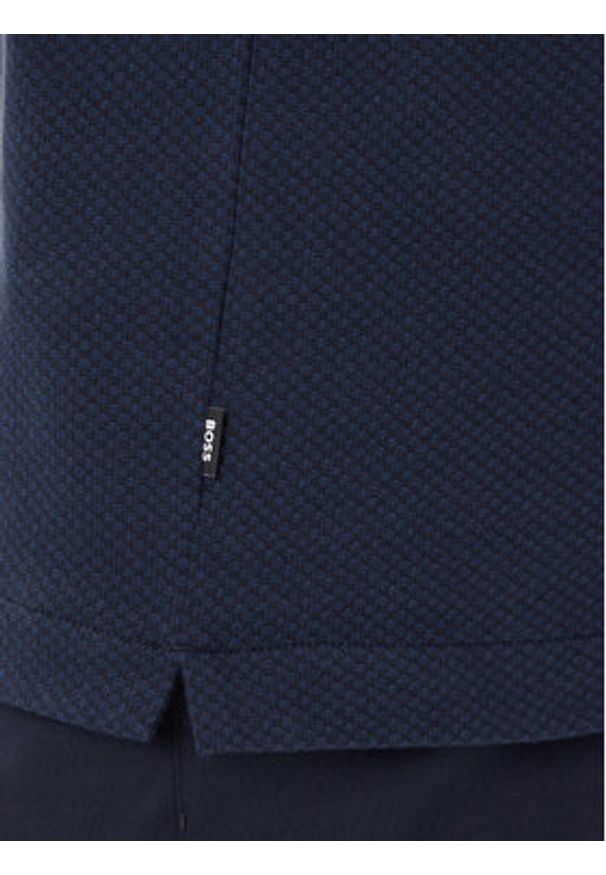 BOSS T-Shirt H-Thompson 06 50549602 Granatowy Regular Fit. Kolor: niebieski. Materiał: bawełna