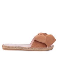 Manebi Espadryle Sandals With Bow W 1.1 J0 Brązowy. Kolor: brązowy. Materiał: skóra, zamsz #7