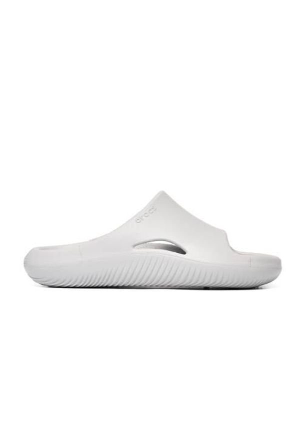 Klapki damskie Crocs Mellow Slide. Kolor: biały. Materiał: syntetyk, materiał. Sezon: lato. Sport: turystyka piesza