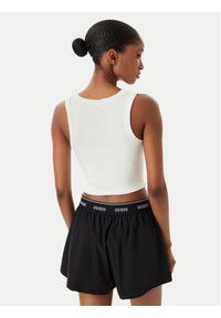 Guess Top V6GP07 K2987 Biały Slim Fit. Kolor: biały. Materiał: wiskoza #3