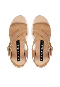 Hispanitas Sandały HV264570 C005 Beżowy. Kolor: beżowy. Materiał: skóra #6