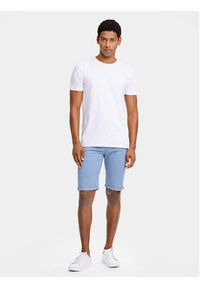 Lindbergh Szorty materiałowe 30-505044 Niebieski Slim Fit. Kolor: niebieski. Materiał: bawełna #5