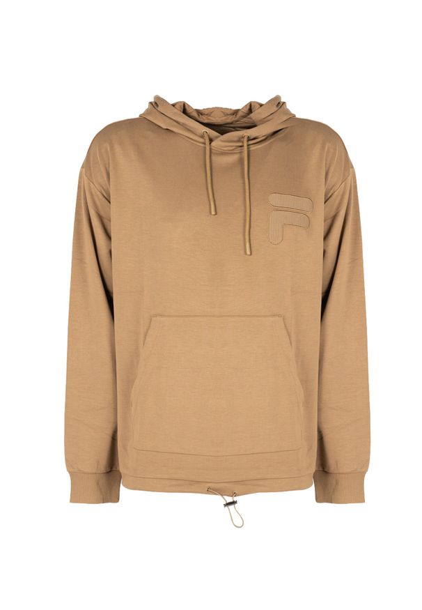 Fila Bluza "Cuenca" | FAM0308 | Mężczyzna | Brązowy. Typ kołnierza: kaptur. Kolor: brązowy. Materiał: elastan, poliester, wiskoza