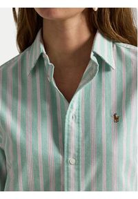 Polo Ralph Lauren Koszula 211970739500 Zielony Relaxed Fit. Typ kołnierza: polo. Kolor: zielony. Materiał: bawełna #3