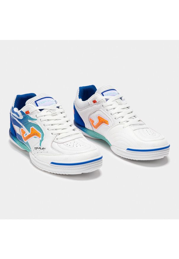 Buty halowe męskie Joma Top Flex 2576 Indoor. Kolor: wielokolorowy, niebieski, biały. Sport: piłka nożna