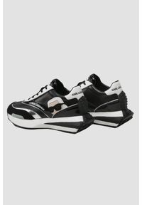 Karl Lagerfeld - KARL LAGERFELD Czarne sneakersy Zone Ikon Lo Runner, Rozmiar 40. Kolor: czarny