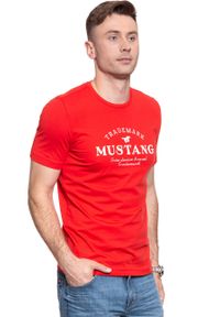 Mustang - MUSTANG T SHIRT Alex C Print 1009500 7130. Wzór: nadruk #1