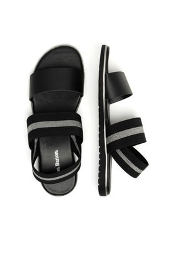 Clara Barson Sandały WS6262-05 Czarny. Kolor: czarny. Materiał: materiał