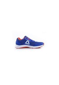 Buty do chodzenia damskie Reebok Express Runner. Zapięcie: sznurówki. Kolor: niebieski, wielokolorowy. Materiał: materiał, tkanina, syntetyk, guma. Szerokość cholewki: normalna. Sport: turystyka piesza