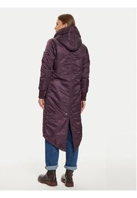 Alpha Industries Parka 198013 Fioletowy Regular Fit. Kolor: fioletowy. Materiał: syntetyk #7