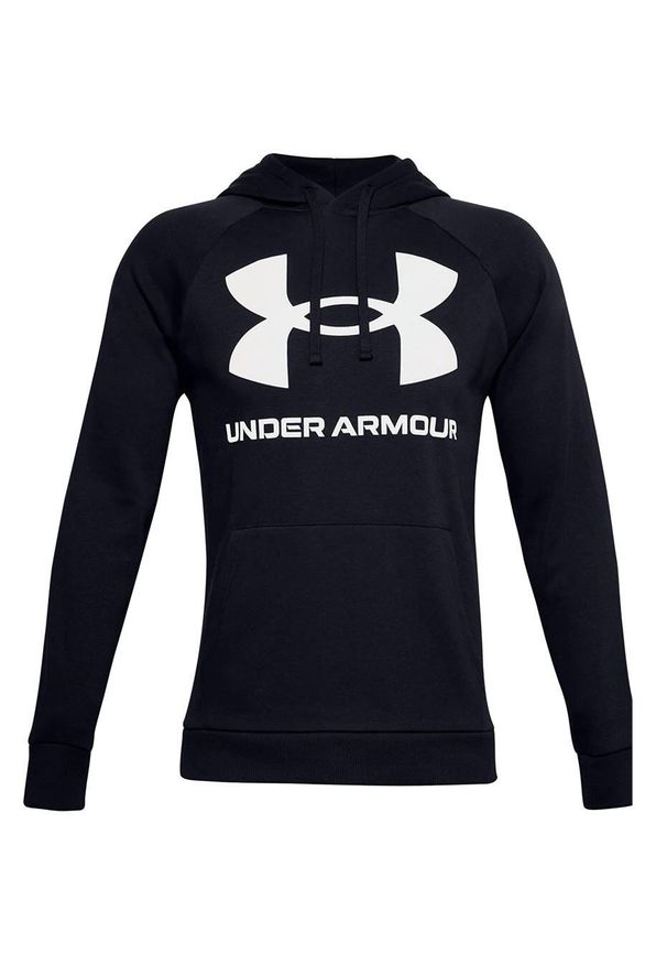 Bluza fitness męska Under Armour Rival Fleece Big Logo HD. Kolor: czarny. Sport: fitness