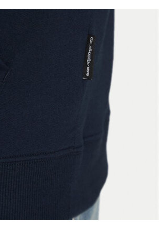 Quiksilver Bluza EQYFT04951 Granatowy Regular Fit. Kolor: niebieski. Materiał: syntetyk, bawełna