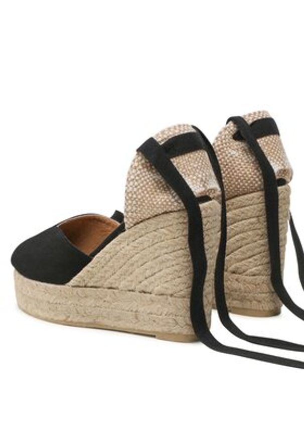 Castañer Espadryle Bilina/8ED/001 Czarny. Kolor: czarny. Materiał: materiał