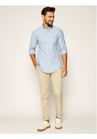 Polo Ralph Lauren Koszula Classics 710767444001 Niebieski Slim Fit. Typ kołnierza: polo. Kolor: niebieski. Materiał: bawełna #5