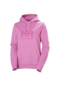 Kurtka dresowa damska z logo Helly Hansen 2.0. Kolor: różowy. Materiał: dresówka #1