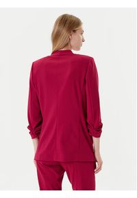 DKNY Marynarka P9RCAAWI Bordowy Regular Fit. Kolor: czerwony. Materiał: syntetyk #5