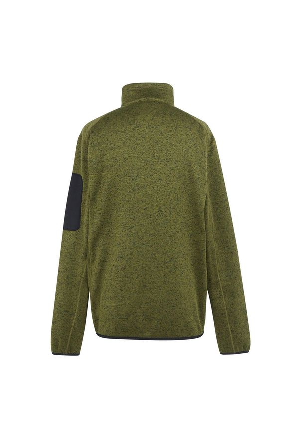 Regatta - Bluza Polarowa Męska Melanżowy Pełen Suwak Newhill. Kolor: zielony. Materiał: polar. Wzór: melanż. Sezon: zima. Styl: sportowy. Sport: turystyka piesza