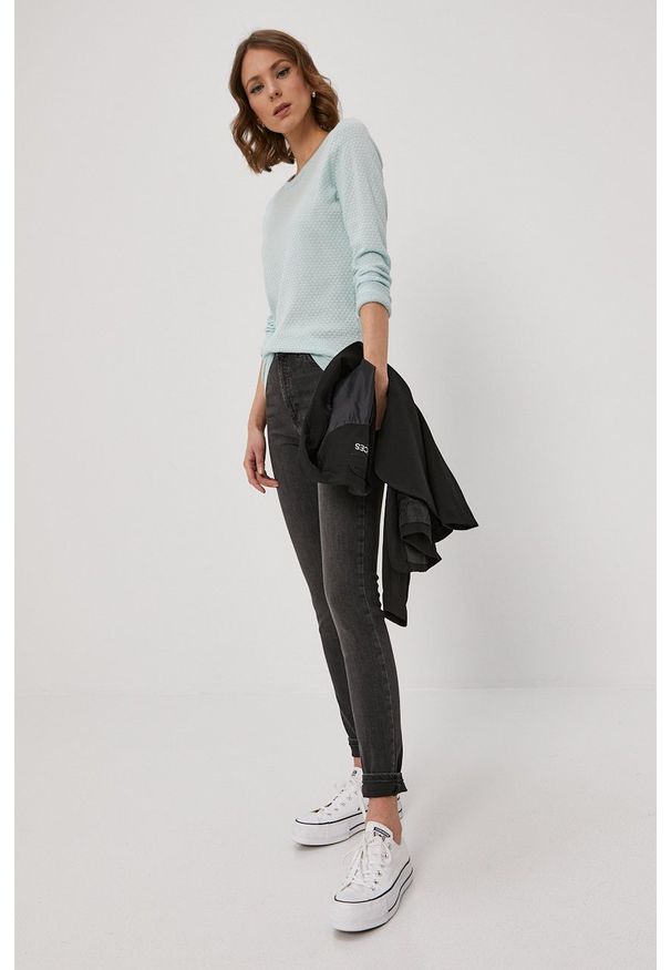 Vero Moda Jeansy damskie high waist. Stan: podwyższony. Kolor: szary