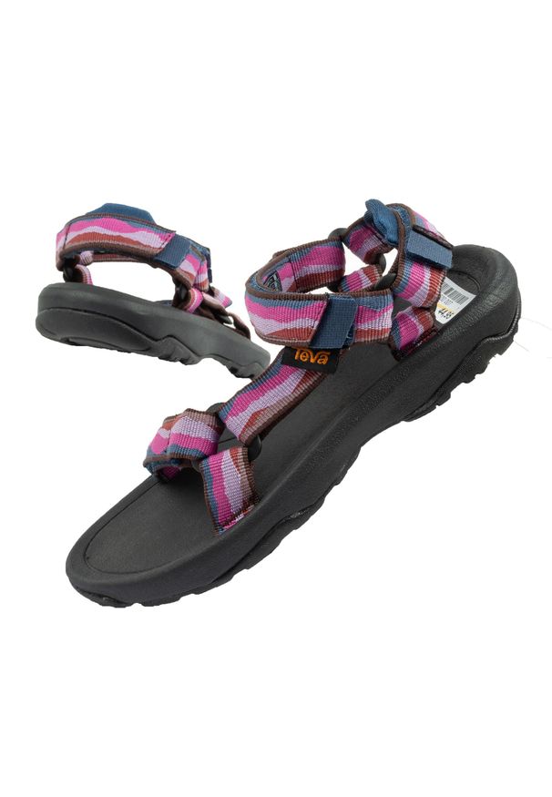 Buty sandały dziecięce młodzieżowe Teva Hurricane XLT2. Kolor: wielokolorowy. Materiał: materiał. Szerokość cholewki: normalna. Sport: turystyka piesza