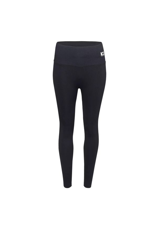 Damskie legginsy IQ Cross The Line Ilean. Kolor: czarny. Sport: fitness