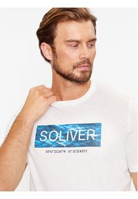 s.Oliver T-Shirt 2135685 Biały Regular Fit. Kolor: biały. Materiał: bawełna #5