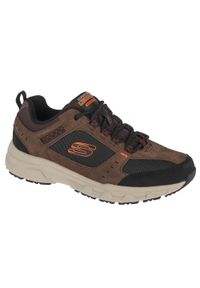 skechers - Buty trekkingowe męskie, Skechers Oak Canyon. Zapięcie: sznurówki. Kolor: brązowy. Materiał: syntetyk, materiał. Szerokość cholewki: normalna. Sport: turystyka piesza