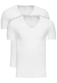 Calvin Klein Underwear Komplet 2 t-shirtów 000NB1089A Biały Slim Fit. Kolor: biały. Materiał: bawełna #1