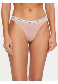 Calvin Klein Underwear Komplet 3 par stringów 000QD5209E Kolorowy. Materiał: bawełna. Wzór: kolorowy #8