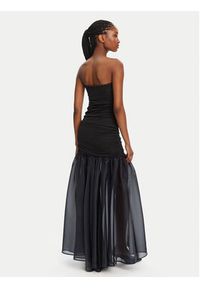 STAUD Sukienka wieczorowa Liya R24F2184JO Czarny Slim Fit. Kolor: czarny. Materiał: wiskoza. Styl: wizytowy #2