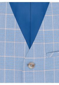 Pako Lorente - PAKO LORENTE – Męska kamizelka w kratę księcia Walii. Okazja: na ślub cywilny, na wesele. Materiał: poliester, elastan, wiskoza #4