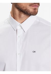 Calvin Klein Koszula K10K109440 Biały Regular Fit. Kolor: biały. Materiał: bawełna #5
