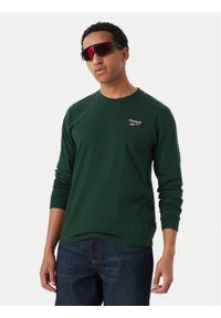 Reebok Longsleeve Feliks RK25738CCM Zielony ciemny Regular Fit. Kolor: zielony. Materiał: bawełna. Długość rękawa: długi rękaw #1