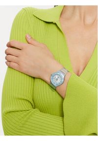 Casio Zegarek Lady Translucent LRW-200HS-2EVEF Błękitny. Kolor: niebieski. Materiał: syntetyk #3
