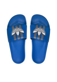 Adidas - adidas Klapki Adilette IG9267 Niebieski. Kolor: niebieski. Materiał: skóra #4