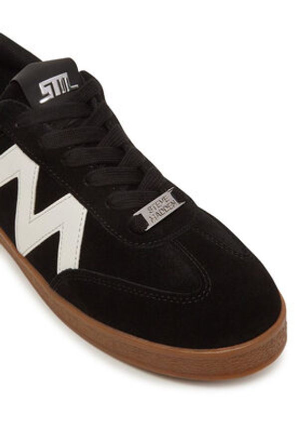 Steve Madden Sneakersy Degree SM11003179 Czarny. Kolor: czarny. Materiał: zamsz, skóra